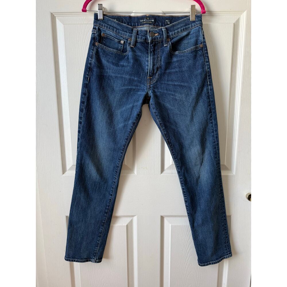 Lucky Brand Mens 121 Heritage Slim Jeans Medium Wash Size 30x30 Classic Denim